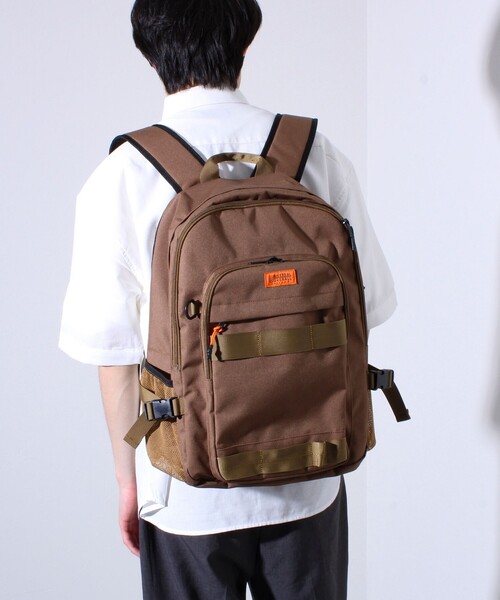 UNIVERSAL OVERALL(ユニバーサルオーバーオール)の「【UNIVERSAL OVERALL】TAPE RUCKSACK バックパック リュック(バックパック/リュック・メンズ・チャコールグレー/ベージュ/ネイビー/ブラック・FREE)」の7枚目の写真
