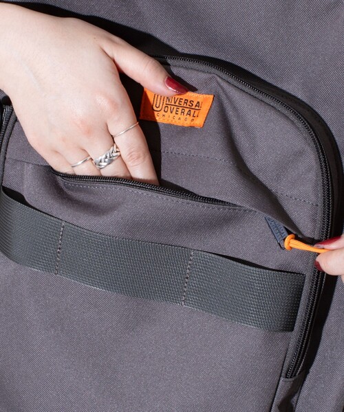 UNIVERSAL OVERALL(ユニバーサルオーバーオール)の「【UNIVERSAL OVERALL】TAPE RUCKSACK バックパック リュック(バックパック/リュック・メンズ・チャコールグレー/ベージュ/ネイビー/ブラック・FREE)」の14枚目の写真