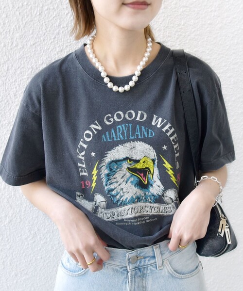 【SALE】グッド ロック スピード GOOD ROCK SPEED エルクトン グッド ウィールズ イーグル Tシャツ GRS ELKTON GOOD WHEELS Eagle Teeレディース トップス SALE】グッド ロック スピード GOOD ROCK SPEED エルクトン