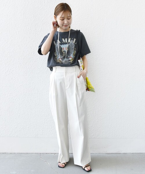 GOOD ROCK SPEED（グッドロックスピード）の「GOOD ROCK SPEED: ORIGINAL ROCK TEE（Tシャツ/カットソー・レディース・ダークグレー/チャコールグレー・ONE SIZE）」の11枚目の写真