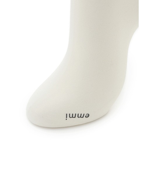 emmi（エミ）の「セミシアーハイソックス（ソックス/靴下・レディース・グレー/ブラック/アイボリー・FREE）」の6枚目の写真