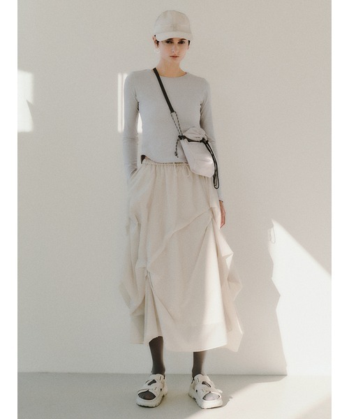 emmi（エミ）の「セミシアーハイソックス（ソックス/靴下・レディース・グレー/ブラック/アイボリー・FREE）」の12枚目の写真