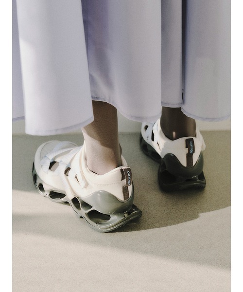 emmi（エミ）の「セミシアーハイソックス（ソックス/靴下・レディース・グレー/ブラック/アイボリー・FREE）」の10枚目の写真