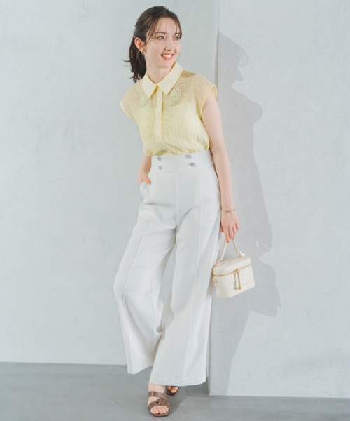 新品タグ付き　ミッシュマッシュ　ワイドパンツ ガウチョパンツ ミッシュマッシュ MISCH MASCH パンツランキング1位！美脚魅せ