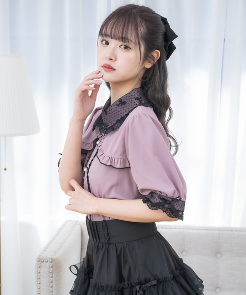 couture BY ROJITA（クチュールバイロジータ）の「ネックレスチャーム付きボレロデザインブラウス（シャツ/ブラウス・レディース・ピンク/ホワイト/その他・FREE）」の15枚目の写真