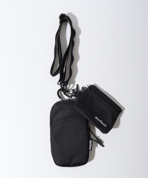 WILD THINGS(ワイルドシングス)の「WILD THINGS POLY CORDURA ポリコーデュラ フォンポーチ&ミニポーチ(ショルダーバッグ・メンズ・ブラック・FREE)」の2枚目の写真