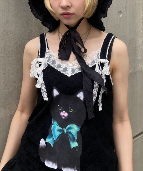 ＊CANDY STRIPPER 猫デザイン バッグ Candy Stripper（キャンディストリッパー）の「LAZY CATS HAND