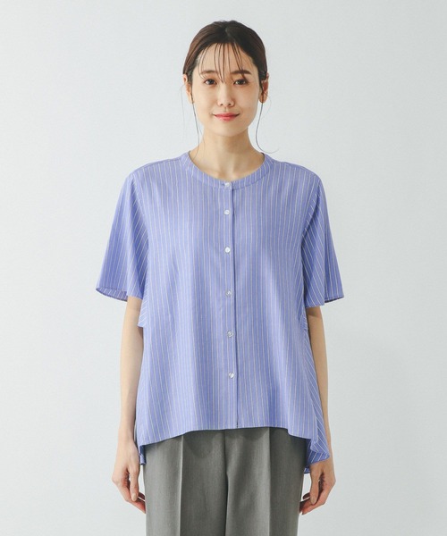 セール】さらさらリラックスバックフレア/290896（シャツ/ブラウス