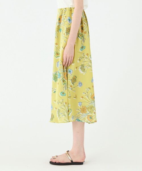 manipuri（マニプリ）の「【別注】manipuri for Ballsey Collage Bloom アシンメトリータックスカート（スカート・レディース・イエロー系その他/ホワイト系その他・36/34）」の5枚目の写真