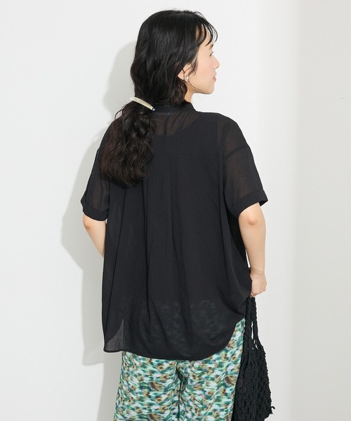 CRAFT STANDARD BOUTIQUE(クラフトスタンダードブティック)の「ヴィンテージボイルタイ付ブラウス◆(シャツ/ブラウス・レディース・ホワイト/ブラウン/ブラック/カーキ・FREE)」の13枚目の写真