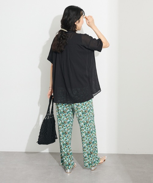 CRAFT STANDARD BOUTIQUE(クラフトスタンダードブティック)の「ヴィンテージボイルタイ付ブラウス◆(シャツ/ブラウス・レディース・ホワイト/ブラウン/ブラック/カーキ・FREE)」の16枚目の写真
