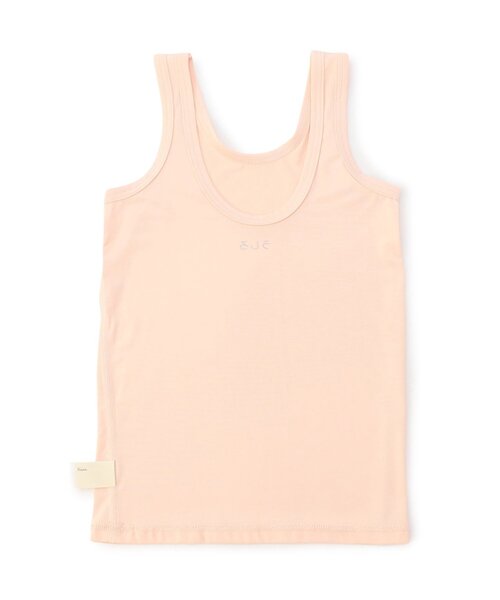 apres les cours(アプレレクール)の「【WEB限定/ジュニア対応】ひんやり天竺深あきインナータンク(インナーウェア/肌着・キッズ・ブラック/グレー/オフホワイト/ベージュ/ラベンダー/サーモンピンク・90/100/110/120/80/130/140)」の22枚目の写真