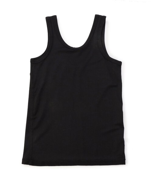 apres les cours(アプレレクール)の「【WEB限定/ジュニア対応】ひんやり天竺深あきインナータンク(インナーウェア/肌着・キッズ・ブラック/グレー/オフホワイト/ベージュ/ラベンダー/サーモンピンク・90/100/110/120/80/130/140)」の14枚目の写真