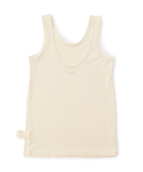 apres les cours(アプレレクール)の「【WEB限定/ジュニア対応】ひんやり天竺深あきインナータンク(インナーウェア/肌着・キッズ・ブラック/グレー/オフホワイト/ベージュ/ラベンダー/サーモンピンク・90/100/110/120/80/130/140)」の9枚目の写真