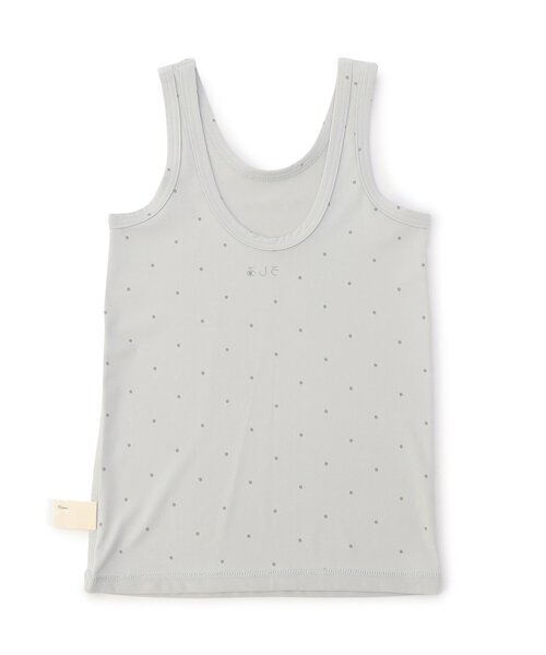 apres les cours(アプレレクール)の「【WEB限定/ジュニア対応】ひんやり天竺深あきインナータンク(インナーウェア/肌着・キッズ・ブラック/グレー/オフホワイト/ベージュ/ラベンダー/サーモンピンク・90/100/110/120/80/130/140)」の7枚目の写真