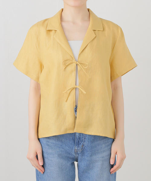 RITA ROW（リタロウ）の「【Rita Row/リタロウ】 AMBER BLOUSE：ブラウス（シャツ/ブラウス・レディース・マルーン・SMALL）」の8枚目の写真