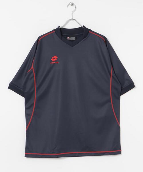 LOTTO(ロット)の「LOTTO ONE POINT LOGO PRA-SHIRTS(Tシャツ/カットソー・メンズ・ネイビー/ホワイト/ブラック・MEDIUM/LARGE/X-LARGE)」の4枚目の写真