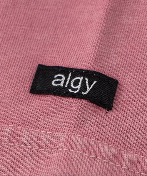 algy（アルジー）の「ピグメント風アップリケロゴ半袖T（Tシャツ/カットソー・キッズ・チャコール/カーキ/ピンク・X-SMALL/XX-SMALL/SMALL/MEDIUM）」の14枚目の写真