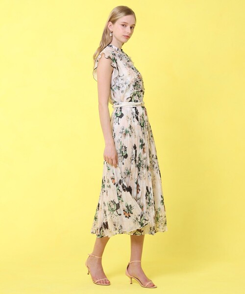 ANAYI（アナイ）の「bouquet プリント ミニフリルブラウス（シャツ/ブラウス・レディース・ブルー/コーラル・38/36）」の12枚目の写真