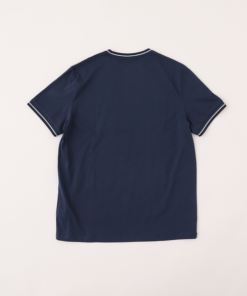 FRED PERRY(フレッドペリー)の「FRED PERRY(フレッドペリー) TWIN TIPPED Tシャツ M1588(Tシャツ/カットソー・メンズ・チャコールグレー/ブラック/ホワイト/ネイビー/ダークブルー・MEDIUM/LARGE/X-LARGE)」の6枚目の写真