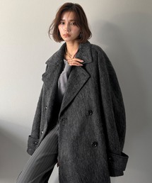 Classical Evon(クラシカルエヴォン)の【Classical Evon】気品に溢れ、温もり満たす。シャギーピーコート(ミドル丈)(ピーコート)