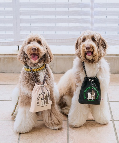 ROPE' PICNIC(ロペピクニック)の「【DOG】【comif(コミフ)×ROPE' PICNIC】刺繍お散歩ショルダーバッグ(ショルダーバッグ・レディース・ブラック/ピンク系その他2・FREE)」の6枚目の写真