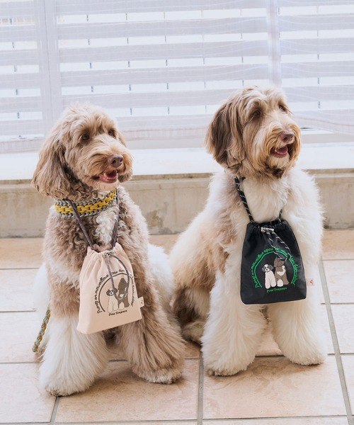 ROPE' PICNIC(ロペピクニック)の「【DOG】【comif(コミフ)×ROPE' PICNIC】刺繍お散歩ショルダーバッグ(ショルダーバッグ・レディース・ブラック/ピンク系その他2・FREE)」の7枚目の写真