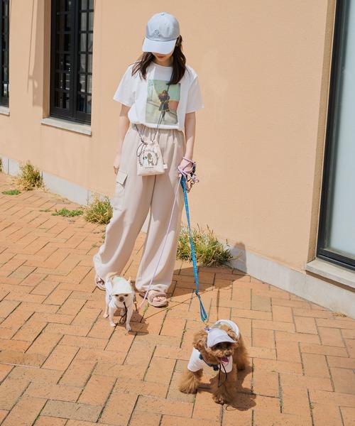ROPE' PICNIC(ロペピクニック)の「【DOG】【comif(コミフ)×ROPE' PICNIC】刺繍お散歩ショルダーバッグ(ショルダーバッグ・レディース・ブラック/ピンク系その他2・FREE)」の11枚目の写真