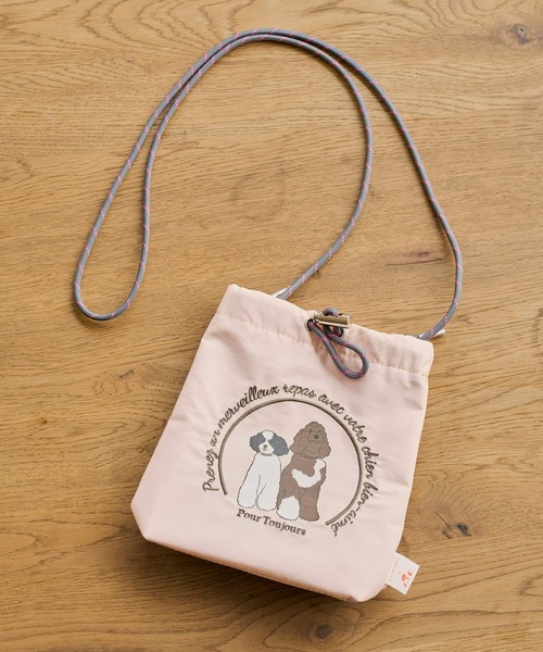 ROPE' PICNIC(ロペピクニック)の「【DOG】【comif(コミフ)×ROPE' PICNIC】刺繍お散歩ショルダーバッグ(ショルダーバッグ・レディース・ブラック/ピンク系その他2・FREE)」の13枚目の写真