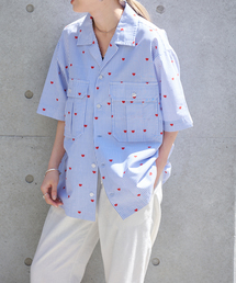 ハートジャガード WORK SHIRT
