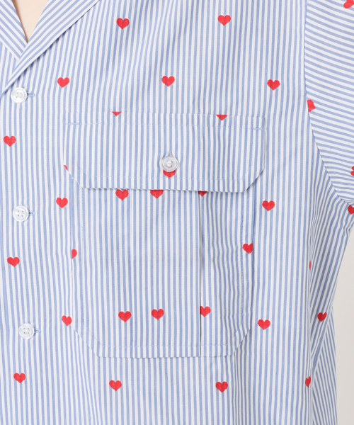 OUTDOOR PRODUCTS(アウトドアプロダクツ)の「ハートジャガード WORK SHIRT(シャツ/ブラウス・レディース・サックスブルー・FREE)」の17枚目の写真