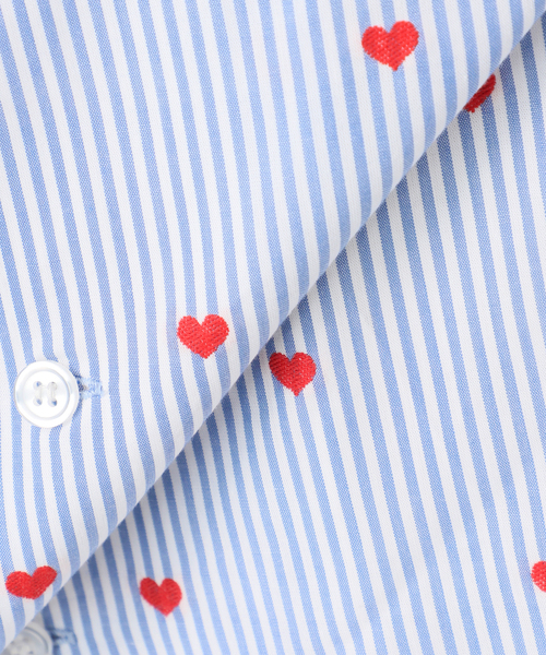 OUTDOOR PRODUCTS(アウトドアプロダクツ)の「ハートジャガード WORK SHIRT(シャツ/ブラウス・レディース・サックスブルー・FREE)」の19枚目の写真