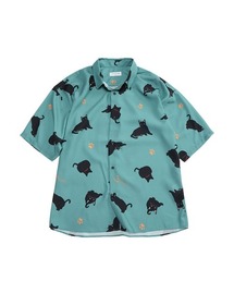 Candy Fantasy 柄シャツ 半袖 シャツ メンズ レディース 動物 アニマル 猫 ペンギン