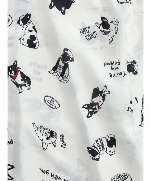 SAKAZEN(サカゼン)の「Candy Fantasy 柄シャツ 半袖 シャツ メンズ レディース 動物 アニマル 猫 ペンギン(シャツ/ブラウス・メンズ・カーキ/ネイビー/C/D/E/F/B/G/ブルー/グリーン/グレー×サックスブルー/A/ベージュ・M/L)」の17枚目の写真