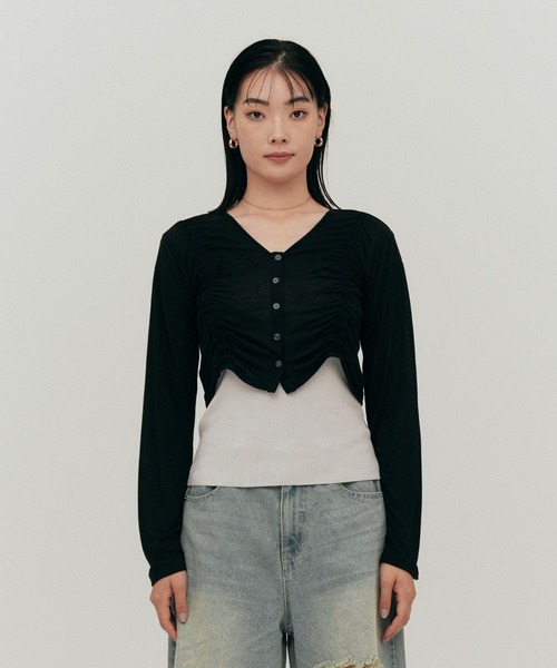 セール】Sheer cardigan（シアーカーディガン）（カーディガン