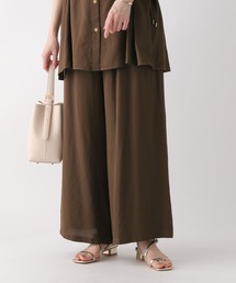 シャリサラワイドパンツ〈低身長サイズあり〉/450247