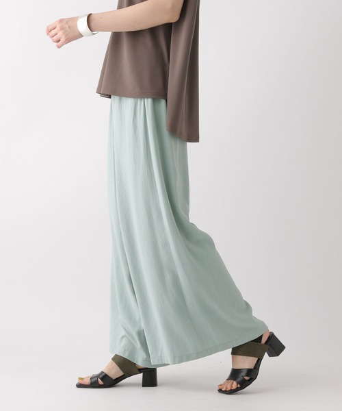 Elura（エルーラ）の「シャリサラワイドパンツ〈低身長サイズあり〉/450247（その他パンツ・レディース・ブラック/ベージュ/グリーン系その他/ダークブラウン/ブラウン系その他/ネイビー・SMALL/MEDIUM/LARGE/FREE(S)）」の18枚目の写真