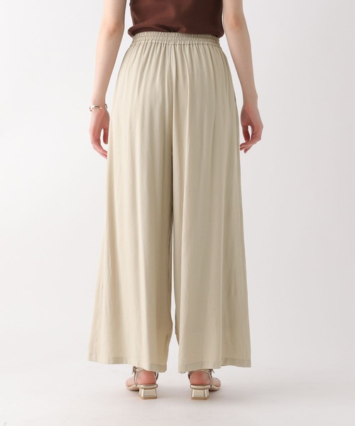 Elura（エルーラ）の「シャリサラワイドパンツ〈低身長サイズあり〉/450247（その他パンツ・レディース・ブラック/ベージュ/グリーン系その他/ダークブラウン/ブラウン系その他/ネイビー・SMALL/MEDIUM/LARGE/FREE(S)）」の15枚目の写真