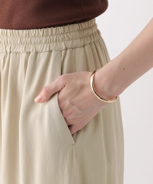 Elura（エルーラ）の「シャリサラワイドパンツ〈低身長サイズあり〉/450247（その他パンツ・レディース・ブラック/ベージュ/グリーン系その他/ダークブラウン/ブラウン系その他/ネイビー・SMALL/MEDIUM/LARGE/FREE(S)）」の13枚目の写真