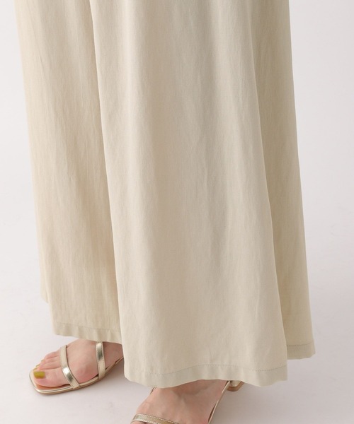 Elura（エルーラ）の「シャリサラワイドパンツ〈低身長サイズあり〉/450247（その他パンツ・レディース・ブラック/ベージュ/グリーン系その他/ダークブラウン/ブラウン系その他/ネイビー・SMALL/MEDIUM/LARGE/FREE(S)）」の12枚目の写真