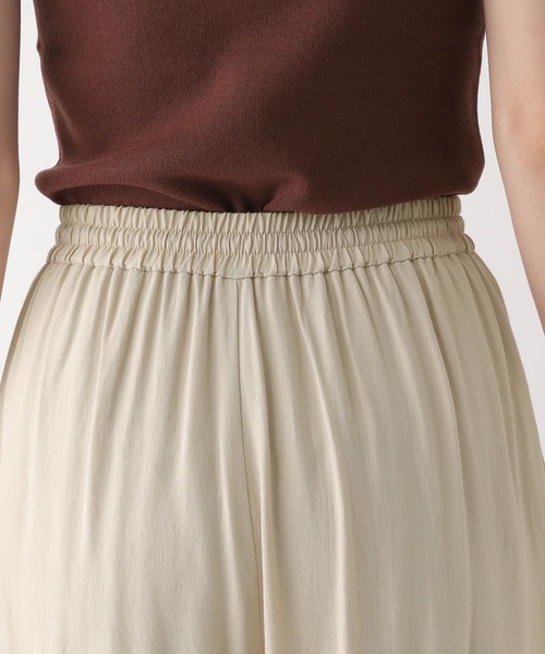 Elura（エルーラ）の「シャリサラワイドパンツ〈低身長サイズあり〉/450247（その他パンツ・レディース・ブラック/ベージュ/グリーン系その他/ダークブラウン/ブラウン系その他/ネイビー・SMALL/MEDIUM/LARGE/FREE(S)）」の11枚目の写真