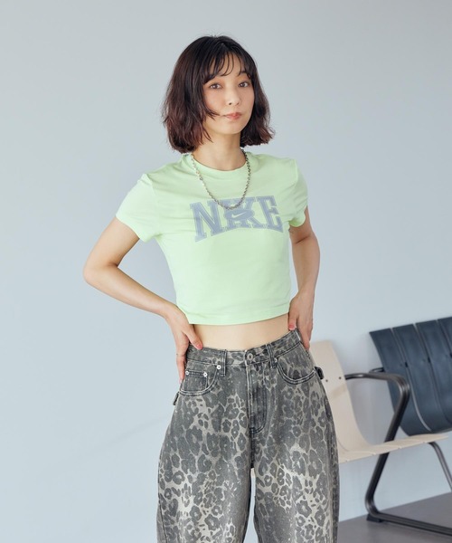 【Nike】★正品・人気商品★スリムフィットクロップTシャツ Nike】☆正品・人気商品☆スリムフィットクロップTシャツ (Nike