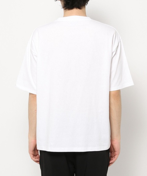 LAKOLE(ラコレ)の「ハッポウプリントT / 425166(Tシャツ/カットソー・メンズ・ホワイト/オレンジ/チャコール・MEDIUM/LARGE)」の20枚目の写真