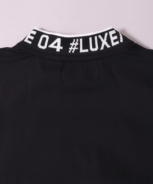 LUXE/R GOLF(ラグジュ ゴルフ)の「(RM)【LUXE/R GOLF】ストレッチ クロス バイカラー ロゴ ジャガード プルオーバー シャツ(スウェット・メンズ・グレー系/チャコールグレー×ブラック/ブラック×ホワイト・L/XL/M)」の19枚目の写真