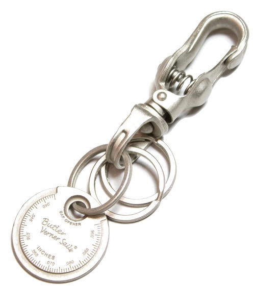 Butler Verner Sails（バトラーヴァーナーセイルス）の「Butler Verner Sails ｷｯﾌﾟ GAP TOOL KEY HOLDER（キーホルダー・メンズ・ブラック/シルバー/ゴールド・FREE）」の2枚目の写真