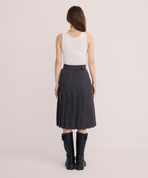 EIMY ISTOIRE(エイミーイストワール)の「レースポイントプリーツミディスカート(スカート・レディース・ブラウン/ブラック/グレー・S/M)」の19枚目の写真