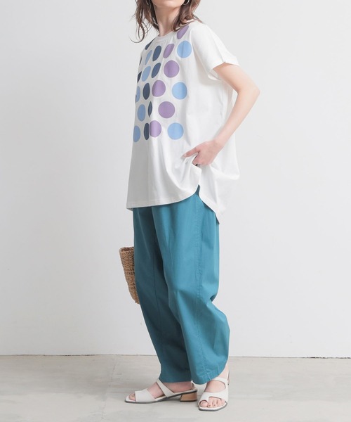 n'OrLABEL（ノアールレーベル）の「【機能素材】『イージーバックタックパンツ』（その他パンツ・レディース・ブルーグリーン/ベージュ/ブラック・2/1）」の3枚目の写真