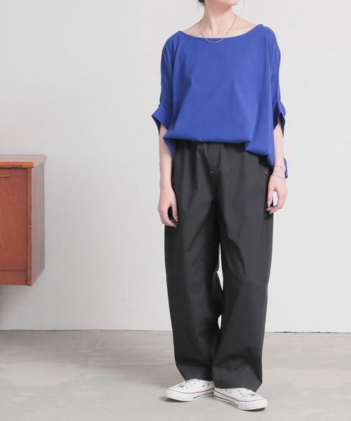 n'OrLABEL（ノアールレーベル）の「【機能素材】『イージーバックタックパンツ』（その他パンツ・レディース・ブルーグリーン/ベージュ/ブラック・2/1）」の16枚目の写真