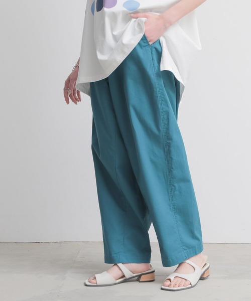 n'OrLABEL（ノアールレーベル）の「【機能素材】『イージーバックタックパンツ』（その他パンツ・レディース・ブルーグリーン/ベージュ/ブラック・2/1）」の8枚目の写真