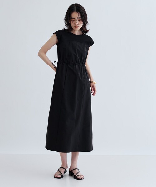 GALLEST(ギャレスト)の「ストライプサッカービスチェワンピース(ワンピース・レディース・ブラック/ブラウン系その他・36/38/40)」の2枚目の写真